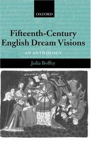Cover of: Fifteenth-Century English Dream Visions: An Anthology
