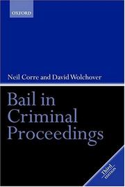 Cover of: Bail in Criminal Proceedings