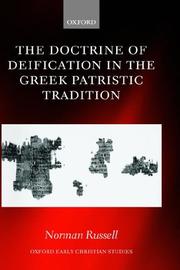 Cover of: The doctrine of deification in the Greek patristic tradition by Norman Russell