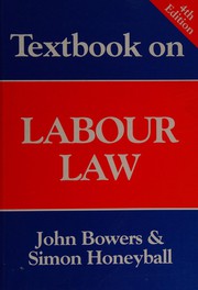 Cover of: Textbook on labour law