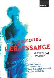 Cover of: Reconceiving the Renaissance: a critical reader