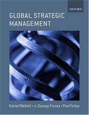 Cover of: Global Strategic Management by Kamel Mellahi, Jedrzej George Frynas, Paul Finlay