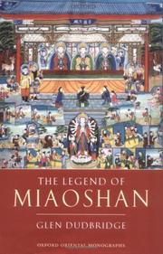 Cover of: The legend of Miaoshan by Glen Dudbridge