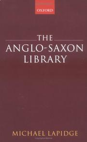 Cover of: The Anglo-Saxon Library by Michael Lapidge