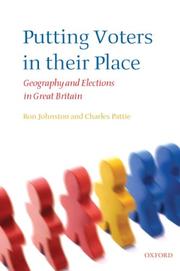Cover of: Putting Voters in Their Place by Ron Johnston, Charles Pattie