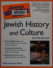 Cover of: The complete idiot's guide to Jewish history and culture by Benjamin Blech