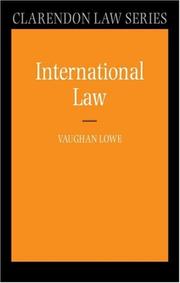 Cover of: International Law (Clarendon Law)