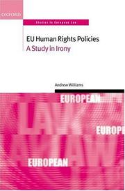 Cover of: EU human rights policies: a study in irony