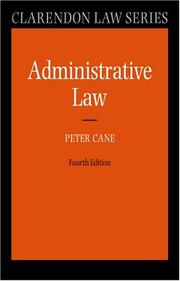 Cover of: Introduction to Administrative Law (Clarendon Law)