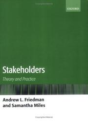 Cover of: Stakeholders by Andrew L. Friedman