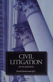Cover of: Civil litigation by David Stockwood