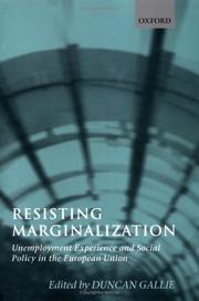 Cover of: Resisting Marginalization by Duncan Gallie