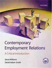 Cover of: Contemporary employment relations by Williams, Steve