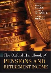 Cover of: The Oxford Handbook of Pensions and Retirement Income (Oxford Handbooks in Business & Management)