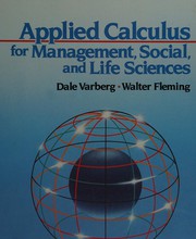 Cover of: Applied calculus for management, social, and life sciences by Dale E. Varberg