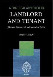 Cover of: A practical approach to landlord and tenant