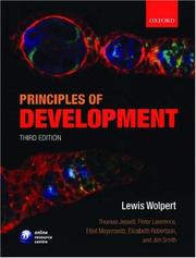 Cover of: Principles of Development | Lewis Wolpert