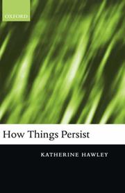 Cover of: How Things Persist by Katherine Hawley