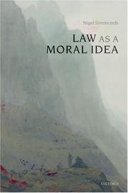 Cover of: Law as a Moral Idea