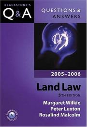 Cover of: Questions & answers: land law