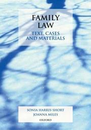 Family law by Sonia Harris-Short, Joanna Miles
