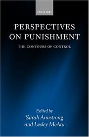 Cover of: Perspectives on Punishment: The Contours of Control