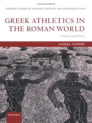 Cover of: Greek Athletics in the Roman World: Victory and Virtue (Oxford Studies in Ancient Culture & Representation)