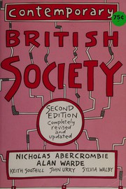 Cover of: Contemporary British society: a new introduction to sociology