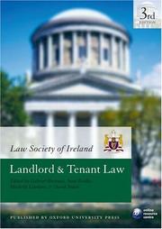 Cover of: Landlord and tenant law