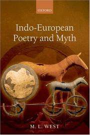 Cover of: Indo-European Poetry and Myth by M. L. West