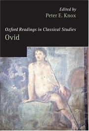 Cover of: Oxford Readings in Ovid (Oxford Readings in Classical Studies)