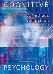 Cover of: Cognitive Psychology: A Methods Companion