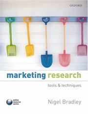 Cover of: Marketing Research by Nigel Bradley