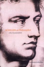 Cover of: Schiller as philosopher: a re-examination
