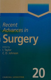 Cover of: Recent Advances in Surgery