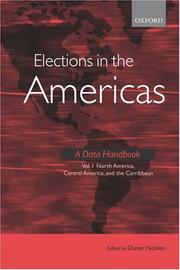 Cover of: Elections in the Americas, Vol. 1: A Data Handbook by Dieter Nohlen