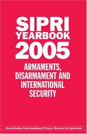Cover of: SIPRI Yearbook 2005 by Stockholm International Peace Research Institute.