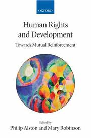 Cover of: Human Rights and Development: Towards Mutual Reinforcement