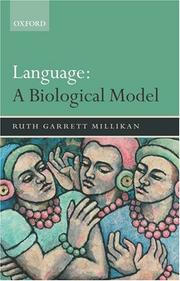 Cover of: Language: a biological model