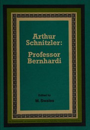 Cover of: Professor Bernhardi. by Arthur Schnitzler