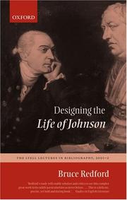 Cover of: Designing the Life of Johnson by Bruce Redford