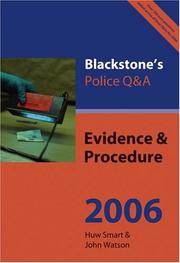 Cover of: Blackstone's Police Q&A: Evidence & Procedure 2006 (Blackstone's Police Q & a)