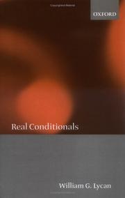 Cover of: Real Conditionals by William G. Lycan