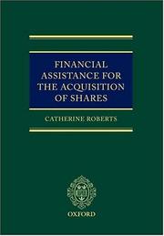 Cover of: Financial assistance for the acquisition of shares by Catherine Roberts