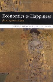 Cover of: Economics and Happiness: Framing the Analysis
