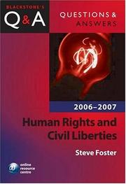 Cover of: Q&A: Human Rights and Civil Liberties 2006-2007 (Blackstone's Law Questions and Answers)