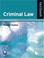 Cover of: Criminal Law Textbook