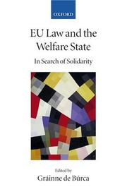 EU law and the welfare state by G. De Búrca