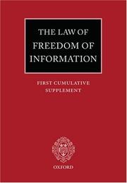 Law of Freedom of Information by John Macdonald, Ross Crail, Colin Braham