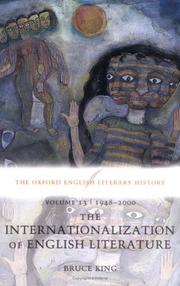 Cover of: The Oxford English Literary History: Volume 13: 1948-2000: The Internationalization of English Literature (Oxford English Literary History)